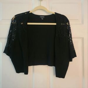 Torrid black cover up shrug 1 1x